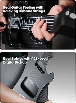 Amazon.com: AeroBand Guitar Smart Guitar With Silicone Strings